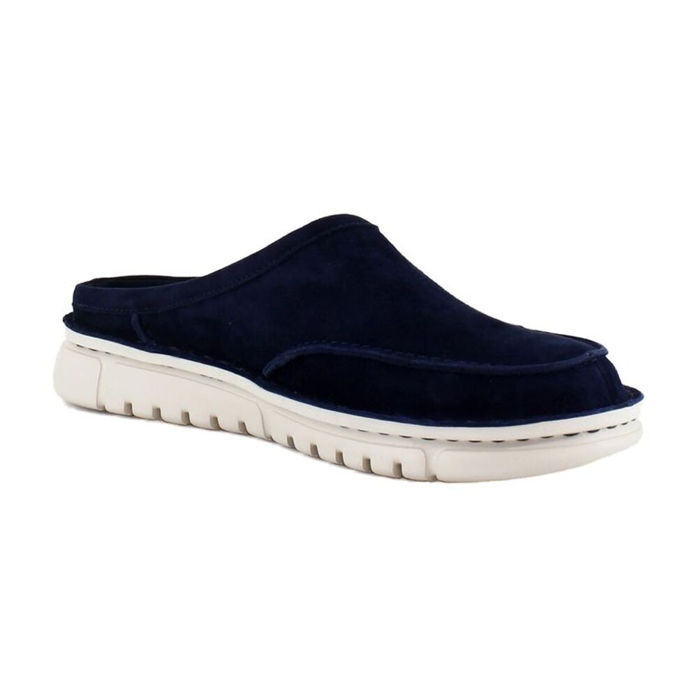 Vionic Uptown Clog Navy Blue Suede (Wide)